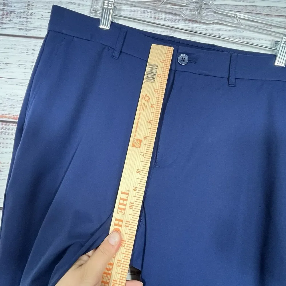 Holderness Bourne Pants Men 35x34 Navy Blue The Garvey Performance Golf Preppy